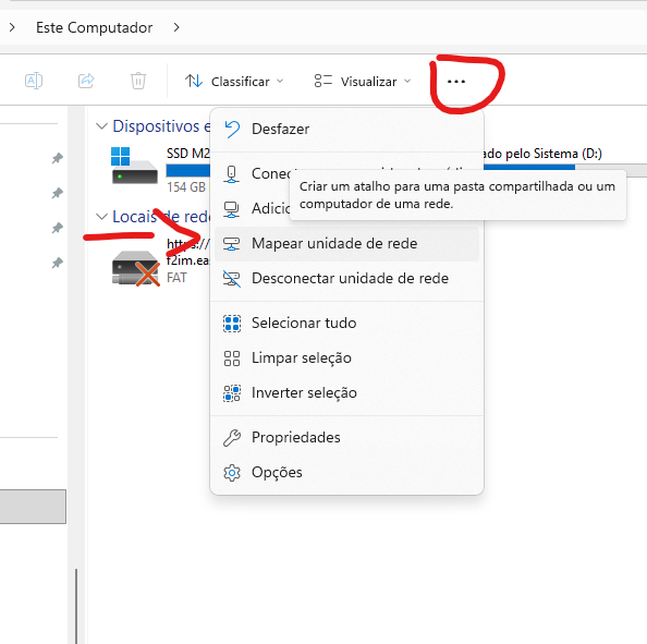 Link Pro - Atualização Automática - Mapeando Unidade